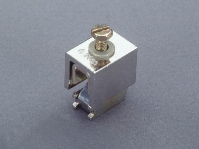 Stud-type terminals, clip-on