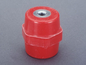 Isolatoren M6 Rot 30x30mm Polyesterharz Stützisolator Selbstverlöschend 50 Stück