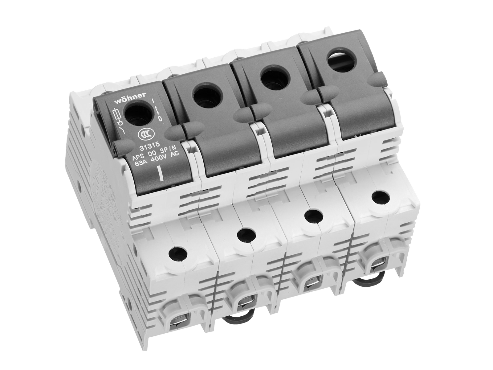 Switch-disconnector-fuses D0, 3-pole + N