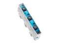 Product image of the product “D0 busbar mounted switch-disconnector-fuse, for 5-pole busbar system ”